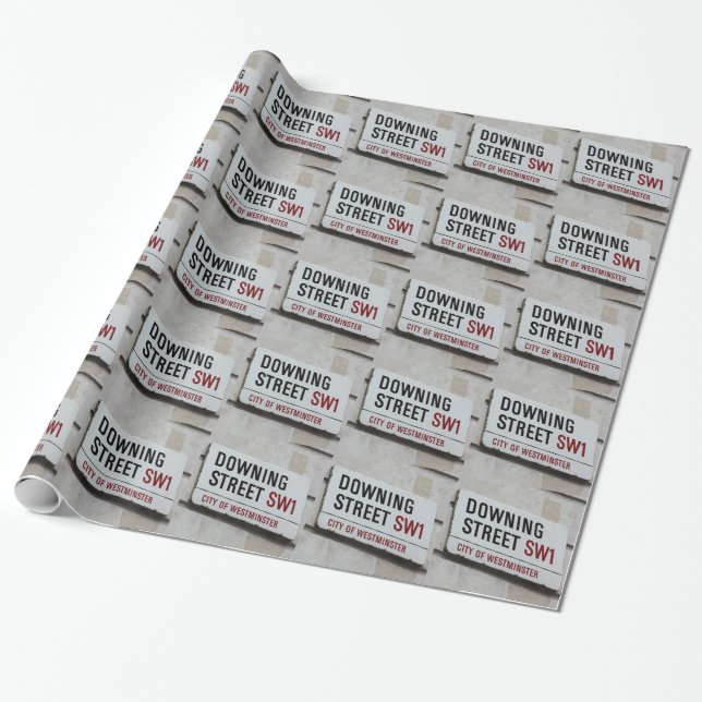 Downing Street-skylt Presentpapper (Utrullad)