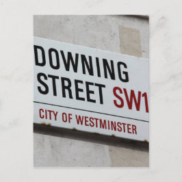 Downing Street-skylt Vykort