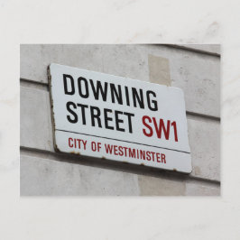 Downing Street-skylt Vykort