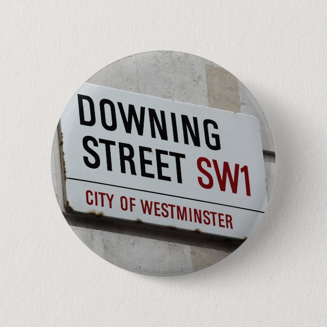 Downing Street-tecken Knapp (Framsida)