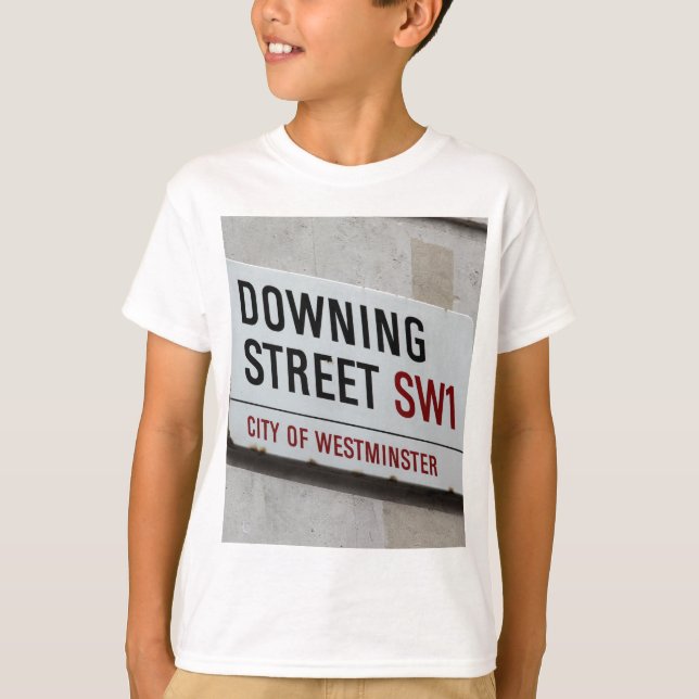 Downing Street-tecken T Shirt (Framsida)