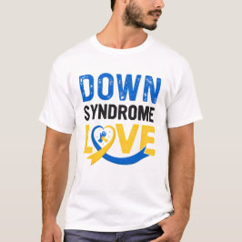 Downs syndrom kärlek, Downs syndrom medvetenhet T Shirt