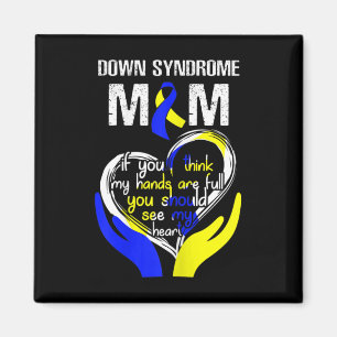 Downs syndrom Mamma Kostym Världen Downs syndrom-d Magnet