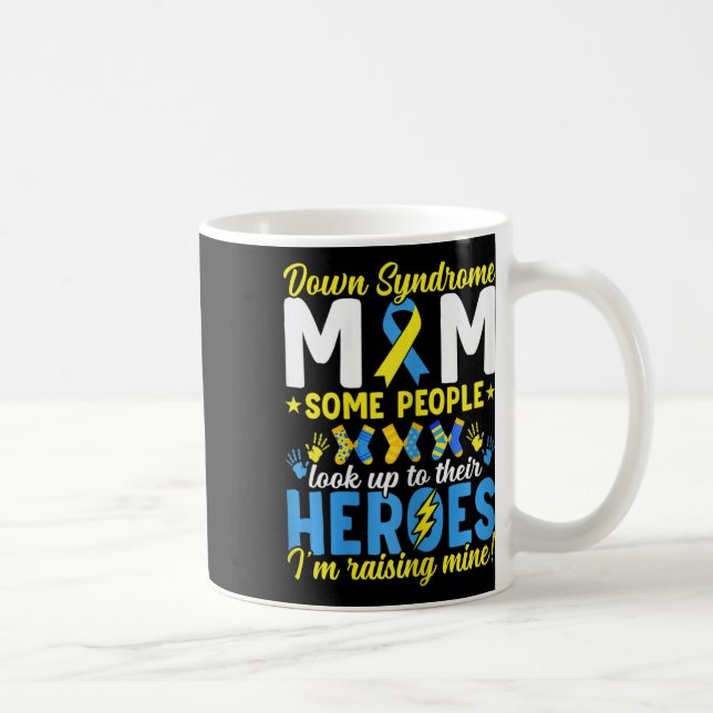 Downs syndrom Mamma T21 Trisomi 21 Downs syndrom M Kaffemugg (Höger)