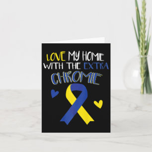 Downs syndrom medvetenhet Homie Extra  Kort
