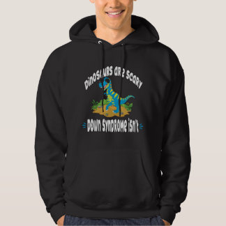 Downs syndrom medvetenhet s Småpojkar Flickor Dino Hoodie