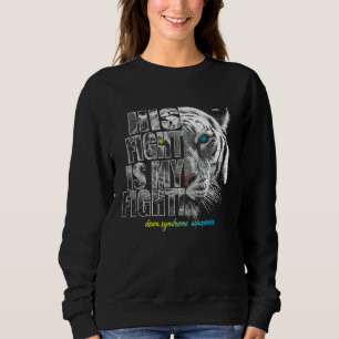 Downs syndrom Trisomi 21 Medvetenhet Hans kamp är T Shirt