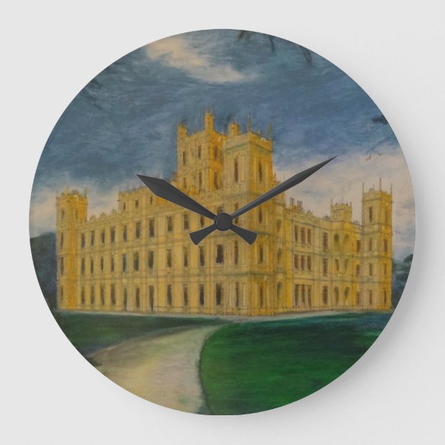 Downton Abbey Clock Stor Klocka (Framsida)