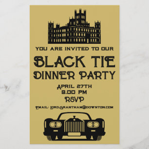 Downton ThBäste Party Flygblad