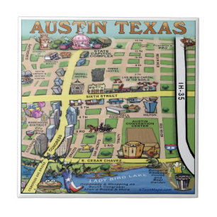 Downtown Austin Texas 14 Kakelplatta