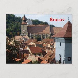 Downtown Brasov Vykort