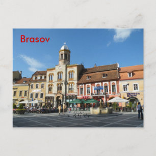 Downtown Brasov Vykort