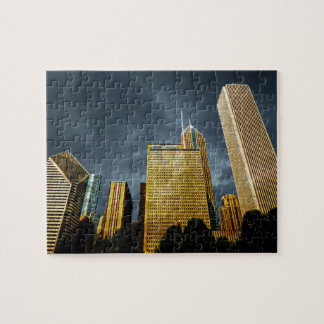 Downtown Chicago Illinois Skyline Jigszle Puzzle Pussel