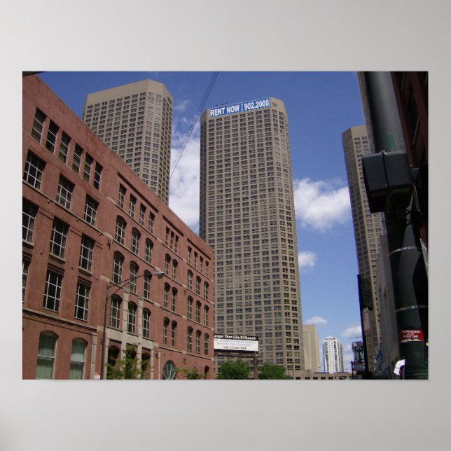 Downtown Chicago Poster (Framsidan)