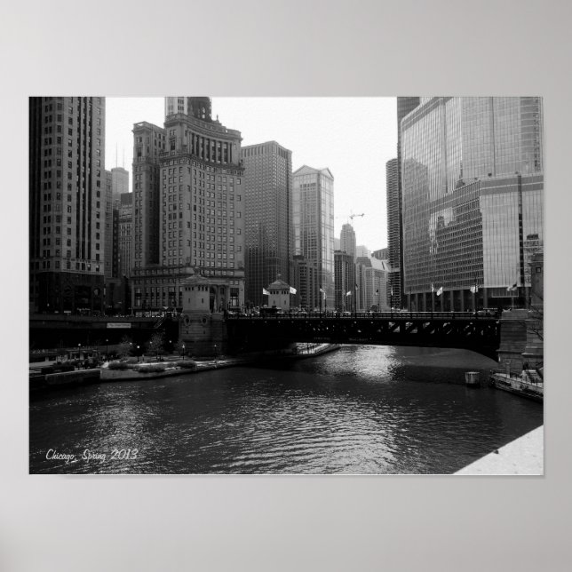 Downtown Chicago Poster (Framsidan)