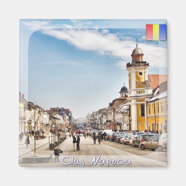 Downtown Cluj Napoca Magnet (Framsidan)