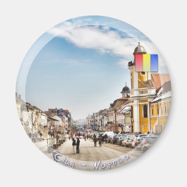 Downtown Cluj Napoca Magnet (Framsidan)