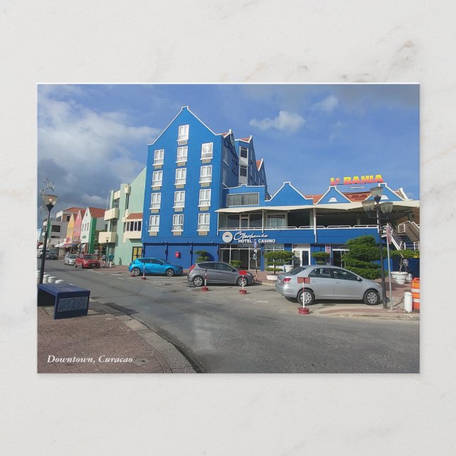 Downtown Curacao Vykort (Framsida)