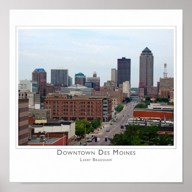 Downtown Des Moines Poster (Framsidan)