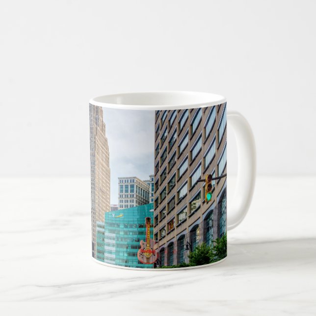 Downtown Detroit Kaffemugg (Framsida höger)