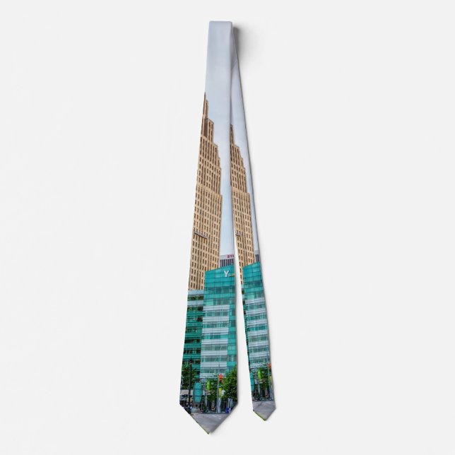 Downtown Detroit Neck Tie Slips (Framsida)