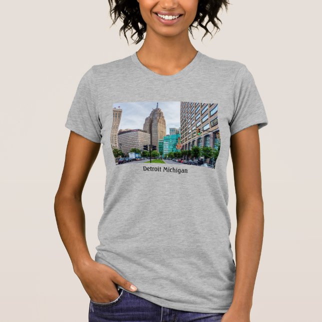 Downtown Detroit T-Shirt (Framsida)