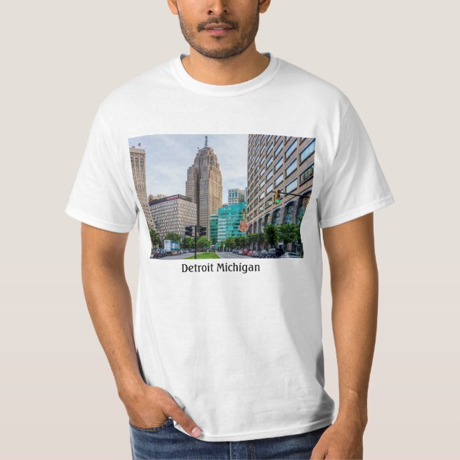 Downtown Detroit T-Shirt (Framsida)