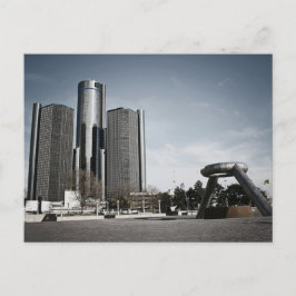 Downtown Detroit Vykort