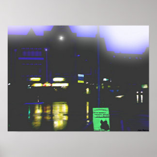 Downtown Fredag Natt Poster