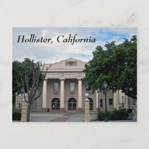 Downtown Hollister, Kalifornien Vykort