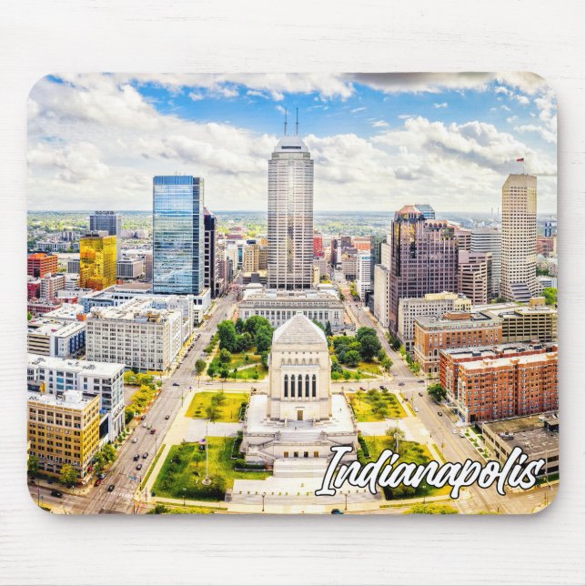 Downtown Indianapolis, Indiana, USA Musmatta (Framsidan)