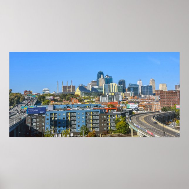 Downtown Kansas City, Missouri View Poster (Framsidan)
