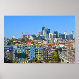 Downtown Kansas City, Missouri-vy Poster