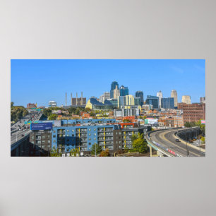 Downtown Kansas City, Missouri-vy Poster