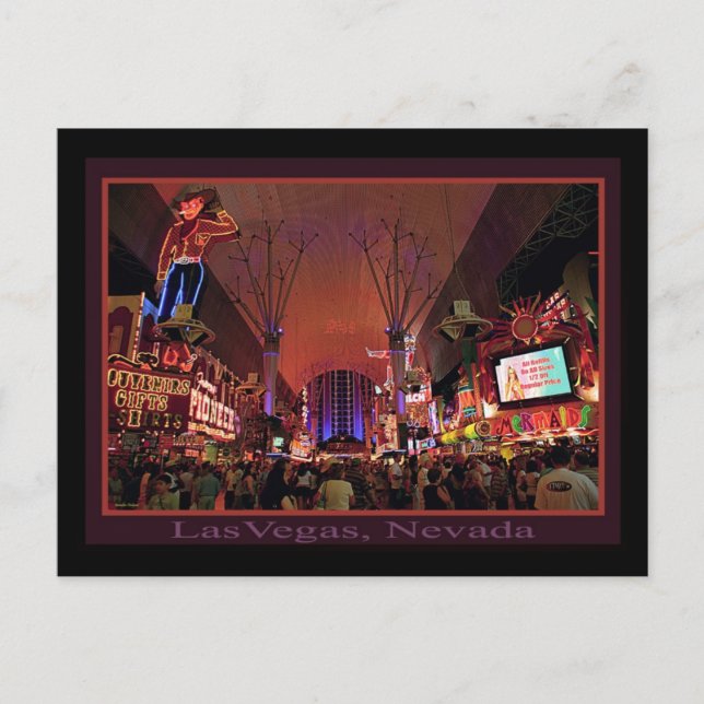 Downtown LasVegas Vykort (Framsida)