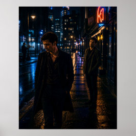 Downtown Lights | HBTQ-konstprojekt Poster
