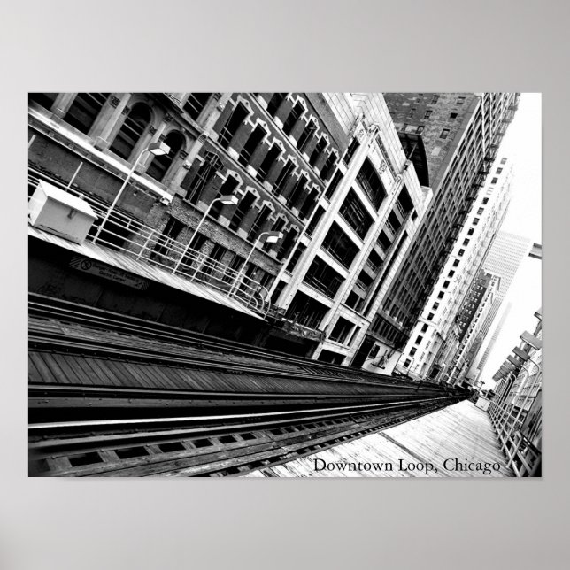 Downtown Loop, Chicago Poster (Framsidan)