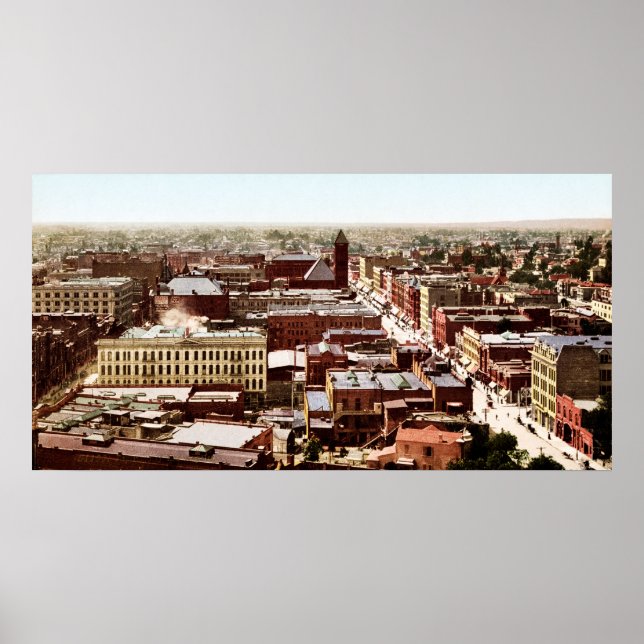 Downtown Los Angeles California Poster (Framsidan)