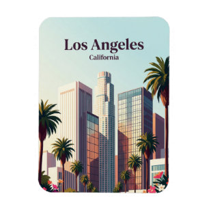 Downtown Los Angeles Skyline Kalifornien Magnet