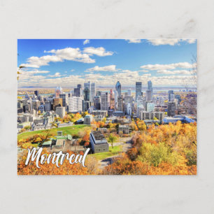 Downtown Montréal, Québec, Kanada Vykort