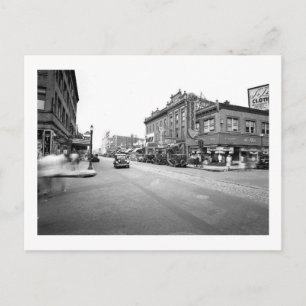 Downtown, Perth Amboy, New Jersey Vintage Vykort