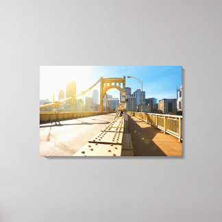 Downtown Pittsburgh Pennsylvania Canvastryck