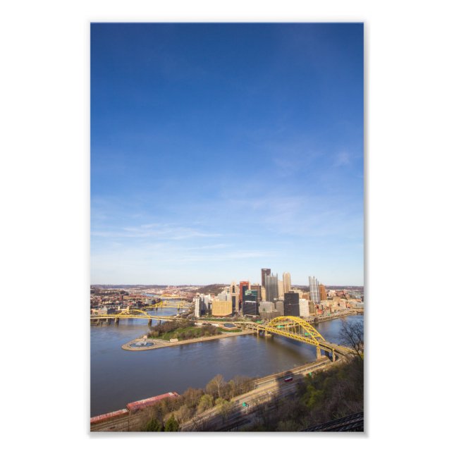 Downtown Pittsburgh, Pennsylvania Fototryck (Framsidan)
