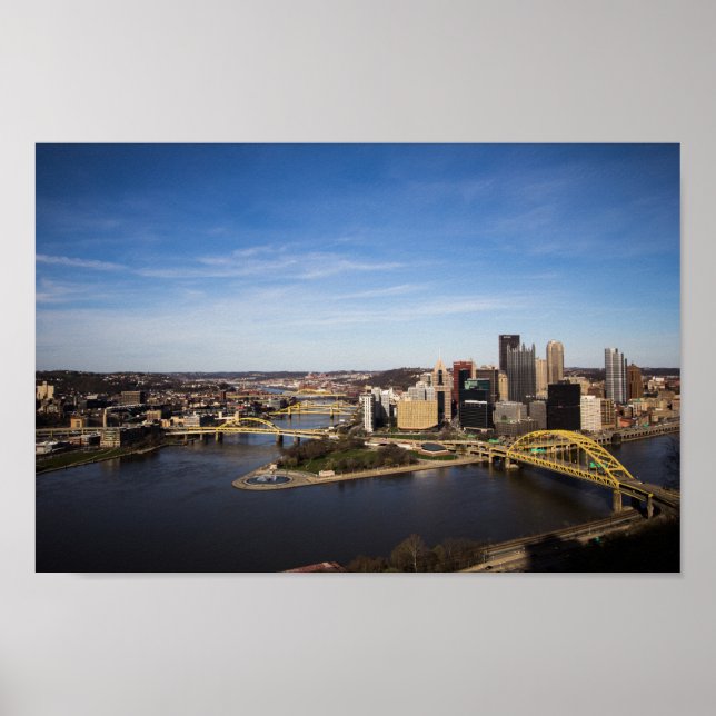 Downtown Pittsburgh, Pennsylvania Poster (Framsidan)