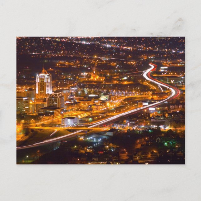 Downtown Roanoke, Virginia Vykort (Framsida)