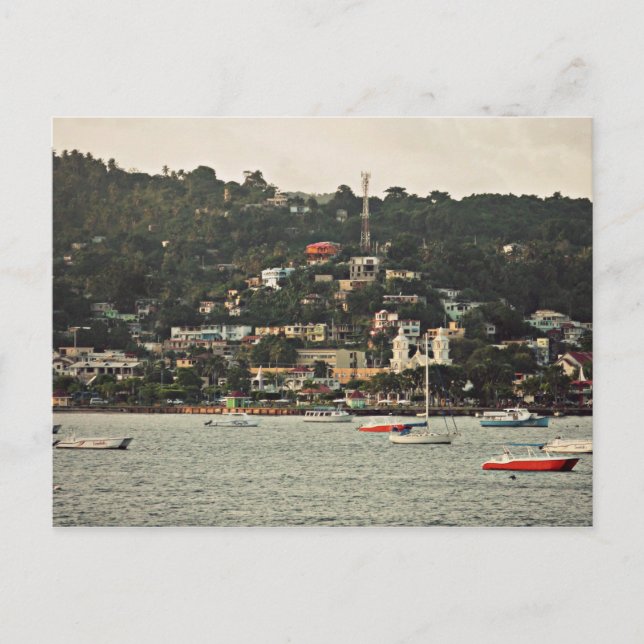 Downtown Samaná - Samaná, DR Vykort (Framsida)