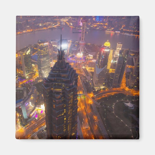 Downtown Shanghai City Magnet (Framsidan)