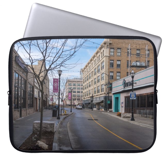 Downtown Springfield Laptop Fodral (Framsidan)
