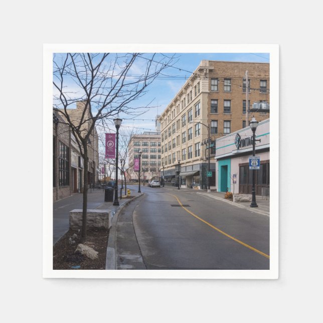 Downtown Springfield Pappersservett (Framsidan)