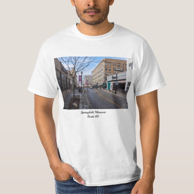 Downtown Springfield T-Shirt (Framsida)